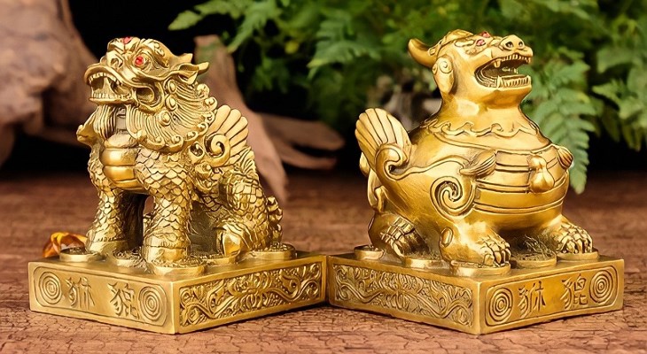 Giving feng shui items brings luck and wealth to parents