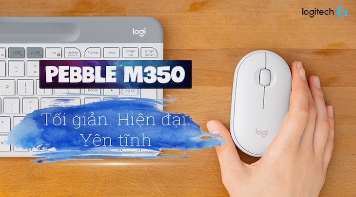 Chuột Không dây Bluetooth Silent Logitech Pebble M350 là một gợi ý món quà tặng hợp lý dành tặng cho thầy giáo