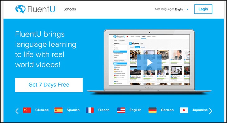 FluentU là phần mềm học thông qua việc xem video