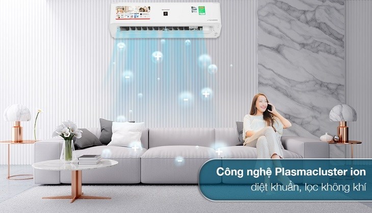 Công nghệ Plasmacluster Ion được ứng dụng rộng rãi trên nhiều sản phẩm như máy lạnh Sharp Inverter 1 HP AH-XP10YHW