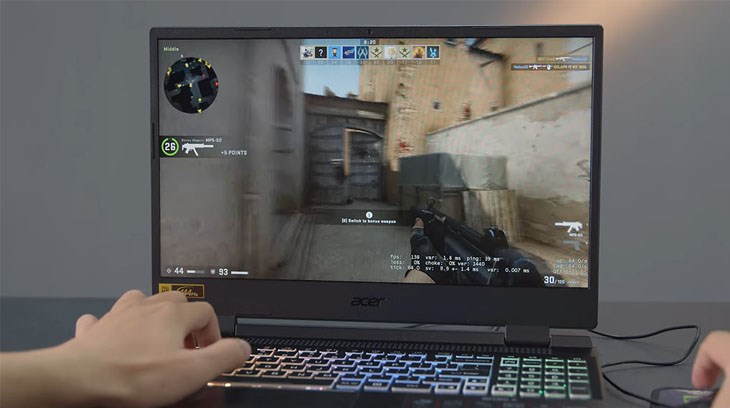 Laptop Acer Gaming Nitro 5 AN515 58 769J i7 12700H mang đến hiệu suất ấn tượng