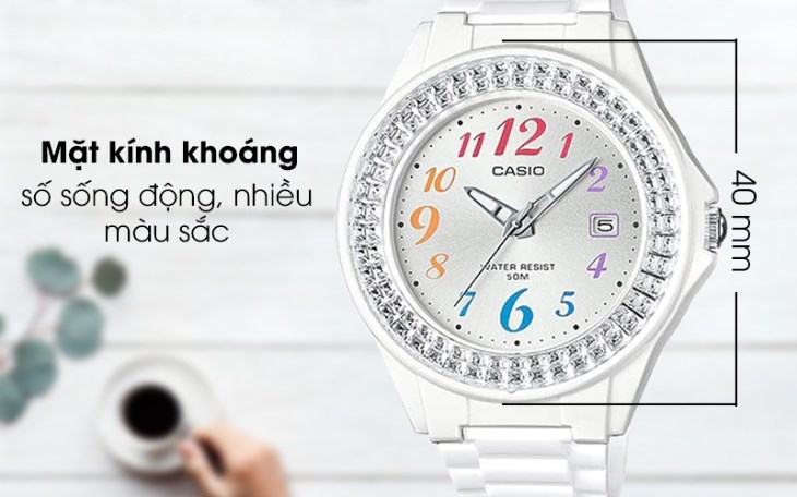 Đồng hồ Nữ Casio LX-500H-7BVDF mặt kính khoáng