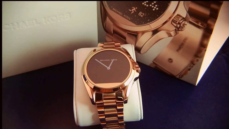 Đồng hồ nam Michael Kors MK8934 Brecken Chronograph GoldTone Stainless  Steel Watch