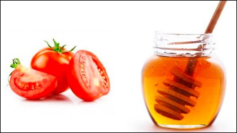 Mật ong và cà chua làm trăng răng tự nhiên Mật ong và cà chua làm trăng răng tự nhiên