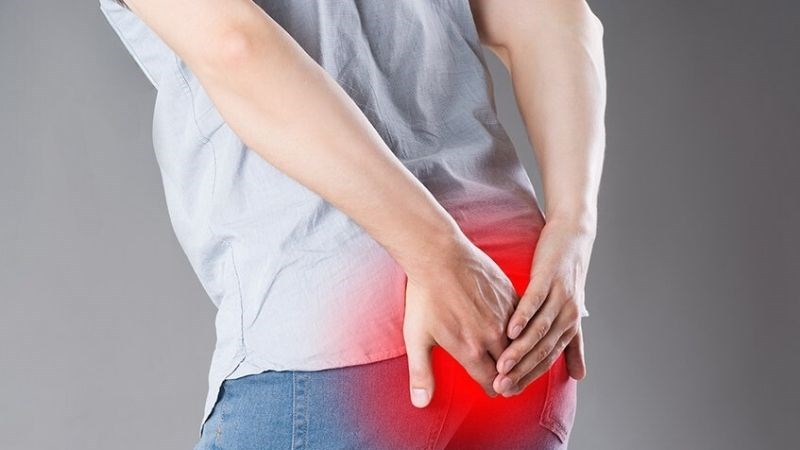 Búi trĩ gây nên đau rát hậu môn
