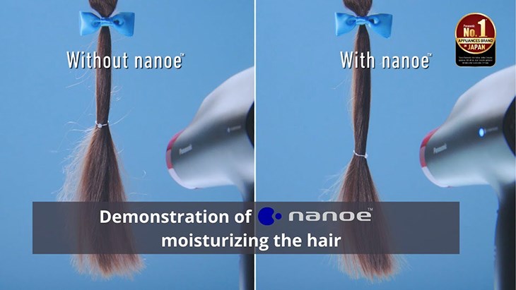 Nanoe có tính axit yếu sẽ tác dụng nhẹ nhàng trên da và tóc giúp tóc chắc khỏe hơn