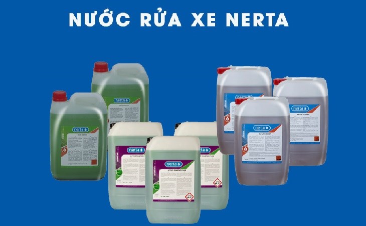 Dung dịch rửa xe không chạm Nerta giúp đánh bay những vết bẩn cứng đầu trên xe, kể cả vết đất đỏ