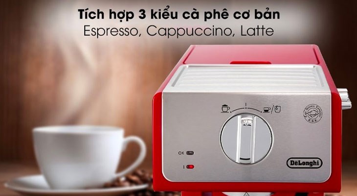 Máy pha cà phê có thể cho ra nhiều hương vị khác nhau