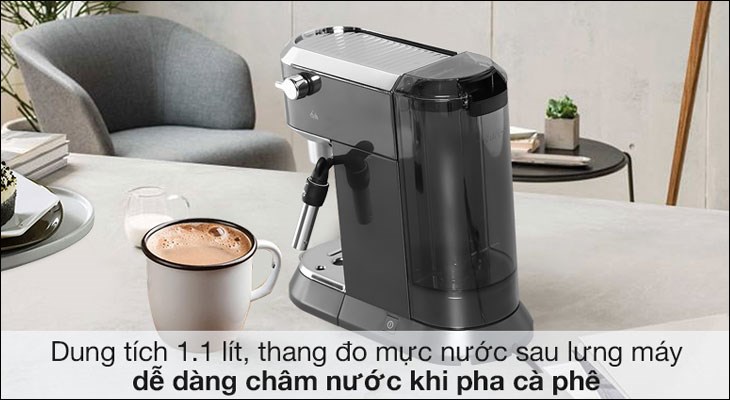 Máy pha cà phê tích hợp nhiều tiện ích, tính năng hiện đại