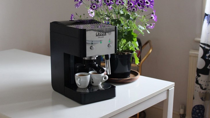 Máy pha cà phê Gaggia có kiểu dáng nhỏ gọn, nâng cao tính thẩm mỹ cho không gian sử dụng
