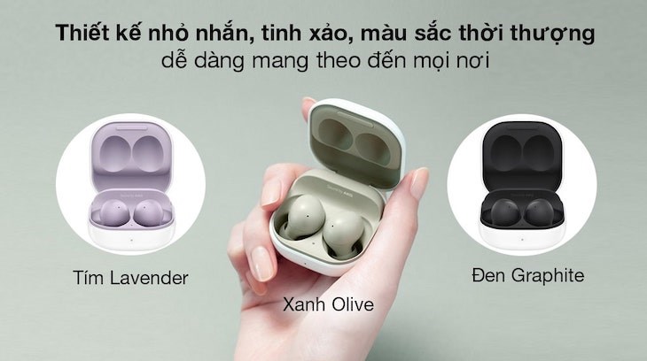 Samsung Galaxy Buds thiết kế nhỏ gọn