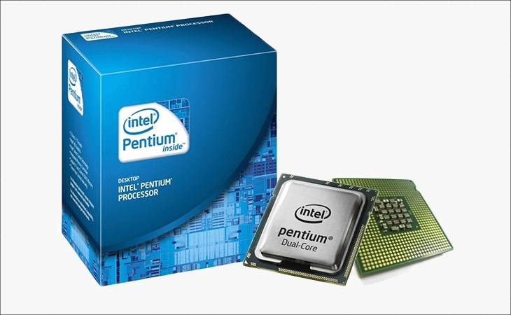 Giá thành CPU Intel Pentium rẻ hơn so với các dòng chip Intel Core