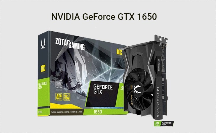 Card đồ họa rời NVIDIA GeForce GTX 1650 thuộc phân khúc tầm trung 