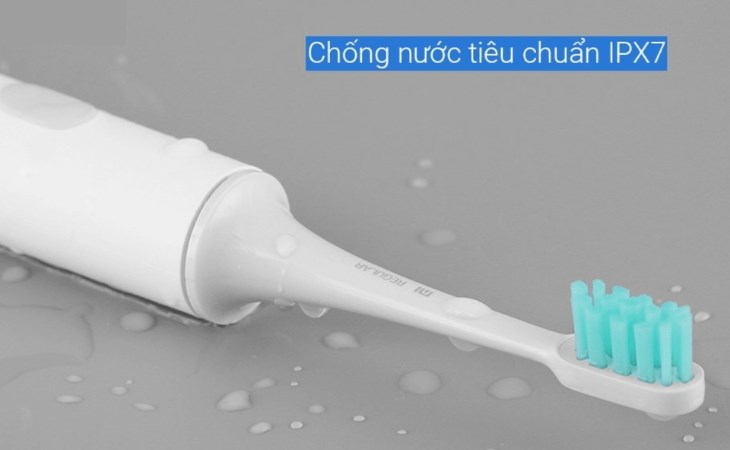 Bàn chải điện Xiaomi Mi Electric Toothbrush đạt chuẩn chống nước IPX7 mang lại sự tiện lợi và an toàn cho người dùng