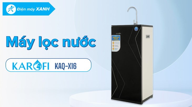 Máy lọc nước RO Karofi KAQ-X16 10 lõi sử dụng màng lọc RO có khả năng khử trùng ngăn chặn các vi khuẩn gây bệnh