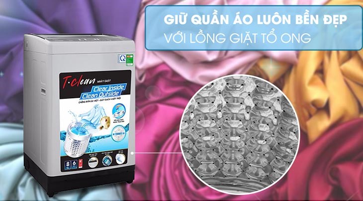 Bảo vệ quần áo bền đẹp nhờ thiết kế lồng giặt tổ ong độc đáo Bảo vệ quần áo bền đẹp nhờ thiết kế lồng giặt tổ ong độc đáo