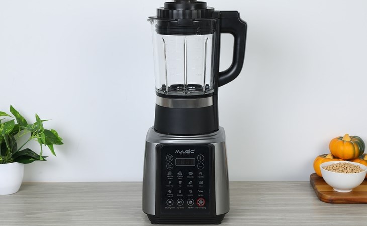 Máy làm sữa hạt đa năng Magic A-96 bạc sở hữu 13 chương trình nấu tự động, đáp ứng đa dạng nhu cầu nấu nướng của người dùng
