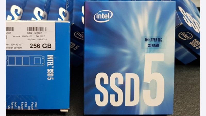 SSD Intel có thời gian bảo hành lên đến 5 năm