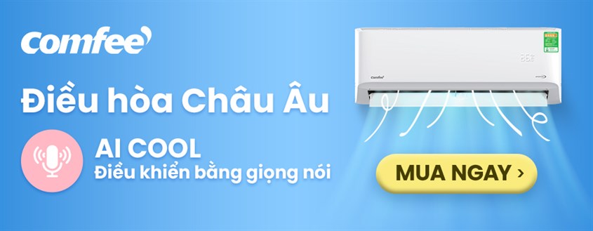 Máy lạnh Comfee có kiểu dáng hiện đại, trang bị nhiều tiện ích thuận tiện cho việc sử dụng