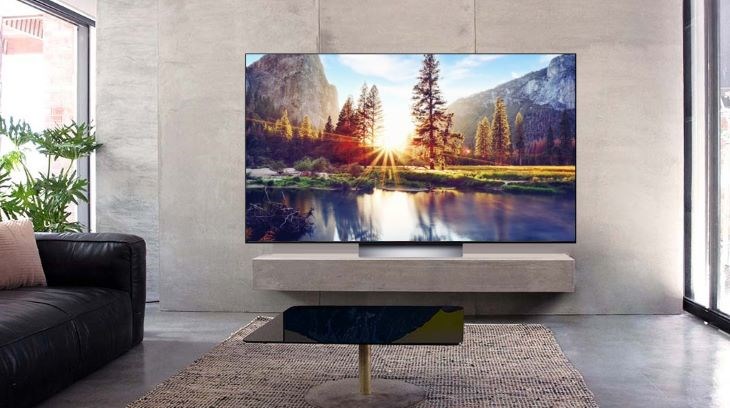 tivi oled lg với tấm màn sáng hơn