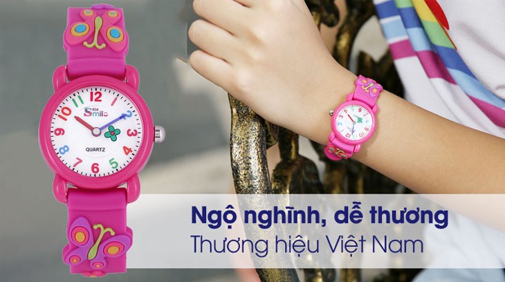 Đồng hồ Smile Kid có giá bán phù hợp với túi tiền của người tiêu dùng