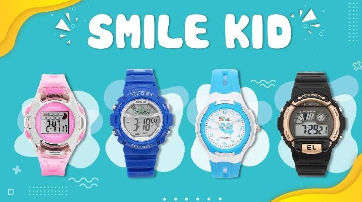 Đồng hồ trẻ em Smile Kid có mẫu mã phong phú, đa dạng