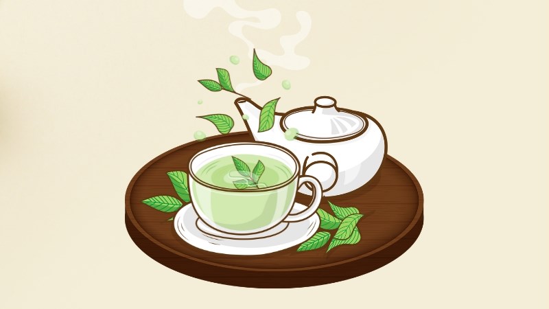 Trà xanh giúp giữ nước và tăng khả năng thanh lọc rượu bia của cơ thể