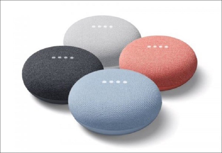 Google Nest Mini có nhiều màu sắc bắt mắt giúp người dùng dễ dàng lựa chọn theo sở thích Google Nest Mini có nhiều màu sắc bắt mắt giúp người dùng dễ dàng lựa chọn theo sở thích