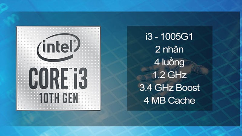 Thông số kĩ thuật chip Intel Core i3 1005G1