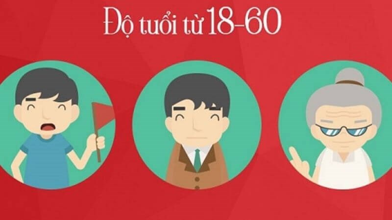 Tuổi tham gia hiến máu là từ 18 đến 60 Độ tuổi tham gia hiến máu là từ 18 đến 60 tuổi