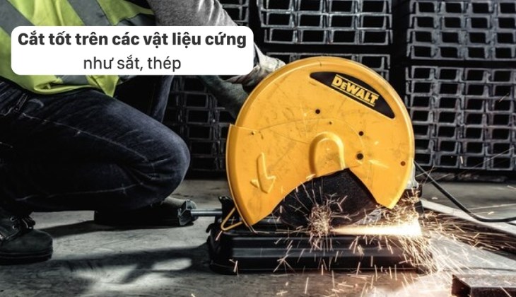 Máy cắt sắt Dewalt D28730-B1 2300W chuyên dùng cắt các vật liệu cứng như sắt, thép