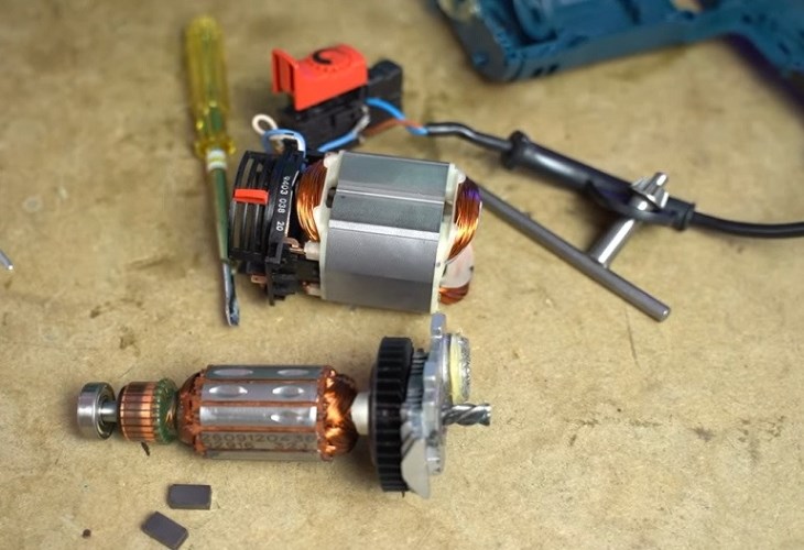 Nấu máy mài góc bị lỗi, bạn hãy tiến hành kiểm tra, thay thế rotor và stator