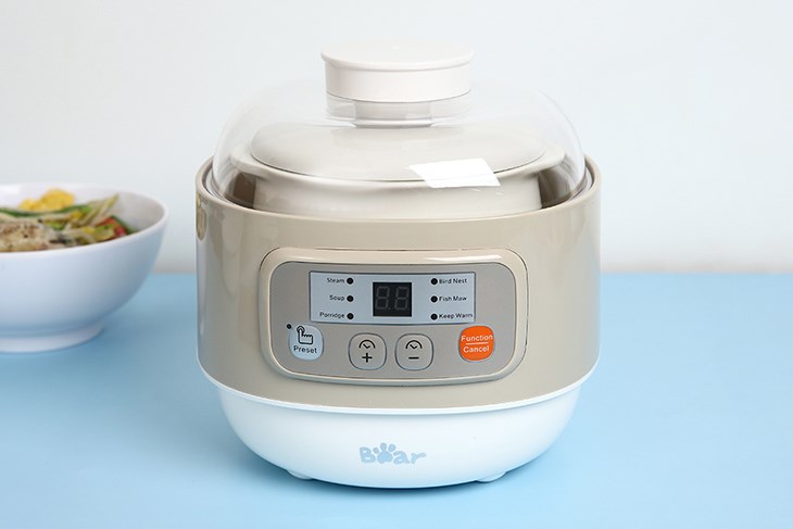 Nồi nấu chậm Bear 0.8 lít DDZ-A08D1 phù hợp với gia đình có con nhỏ và đang trong độ tuổi ăn dặm