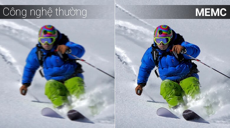 Công nghệ MEMC giúp giảm vấn đề nhiễu hình ảnh, đem đến các chuyển động mượt mà cho từng phân cảnh