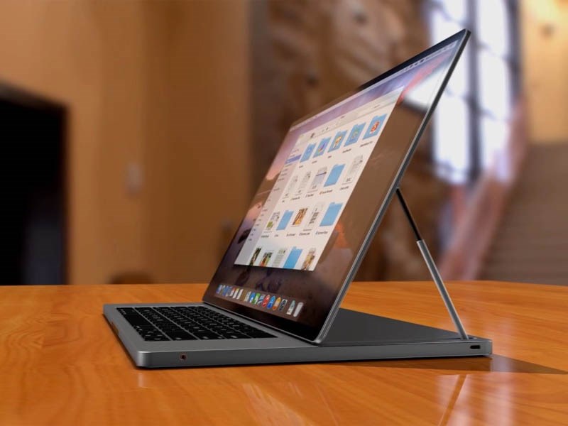 Laptop kết hợp với máy tính bảng của Apple