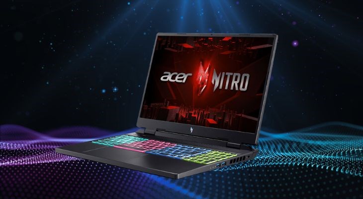 Laptop Acer Gaming Nitro 17 Phoenix AN17 51 50B9 i5 sở hữu bộ khung mạnh mẽ, thiết kế tinh chỉnh dành riêng cho giới game thủ