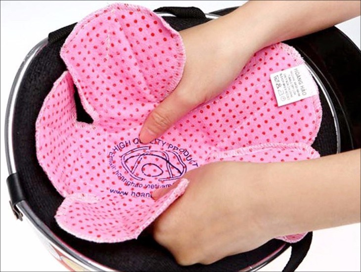 Miếng lót giúp bạn tiết kiệm thời gian trong việc vệ sinh mũ bảo hiểm