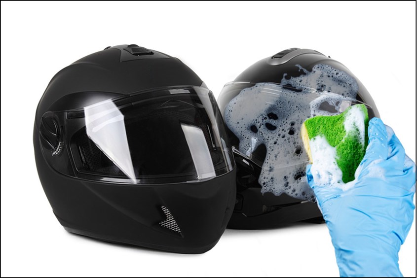 Regularly clean the helmet to extend its lifespan