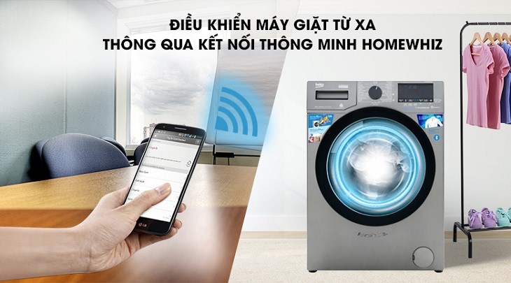 điều khiển máy giặt từ xa homewhiz