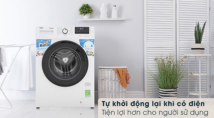 máy giặt lồng ngang beko tự khởi động lại khi có điện