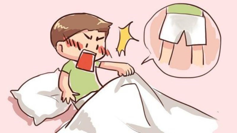 Nam giới có thể xuất hiện tình trạng mộng tinh ở tuổi dậy thì