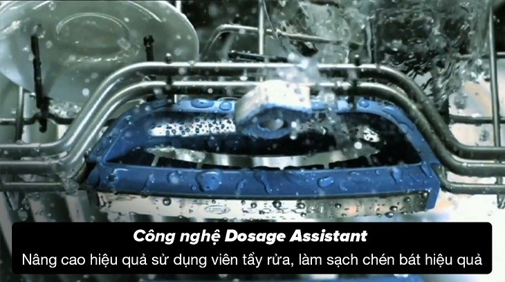 Máy rửa chén độc lập Bosch SMS4ECI14E được thiết kế công nghệ Dosage Assistant độc quyền