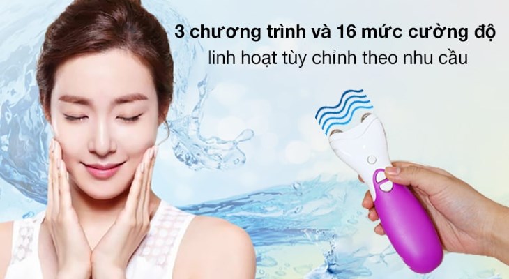 Khi sử dụng máy massage nâng cơ Rio Neck4 cần chọn mức cường độ phù hợp với làn da của bạn