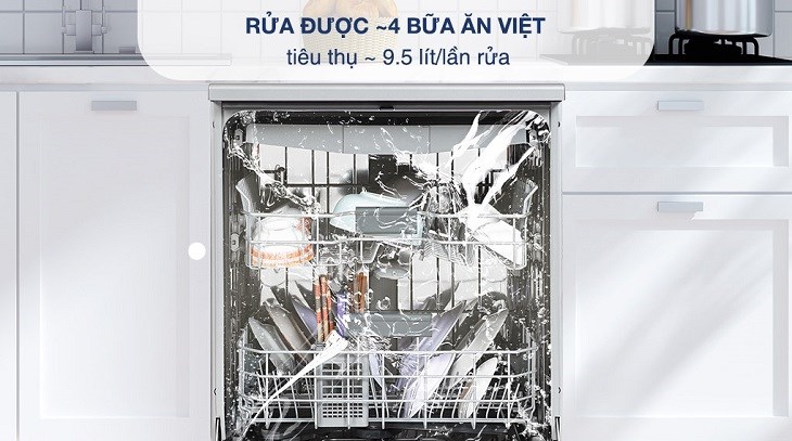 Máy rửa bát độc lập Beko DEN48520X | Home Best 