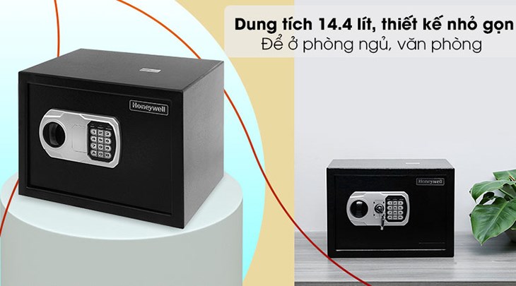 Két sắt cá nhân 14.4 lít Honeywell điện tử 5110 sở hữu kiểu dáng nhỏ gọn với dung tích 14.4 lít