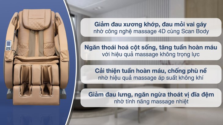 Ghế massage Makano MKGM-30002 được bán với giá 66.3 triệu đồng (cập nhật 06/2023 và có thể thay đổi theo thời gian)