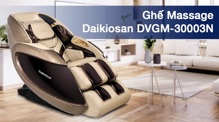 Ghế massage Daikiosan DVGM-30003N được tích hợp 12 chương trình massage tự động kết hợp 3 chương trình massage 4D với 5 cường độ massage