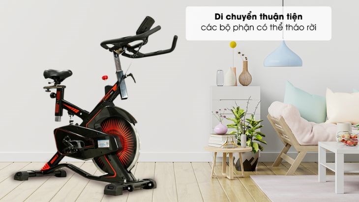 Xe Đạp Tập Thể Dục Airbike Sport MK-291 có thiết kế gọn nhẹ, có thể tháo rời các bộ phận