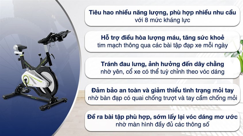 Sử dụng xe đạp tập thể dục Poongsan BEP- 668 IRIS 04 sẽ giúp người lớn tuổi cải thiện sức khỏe