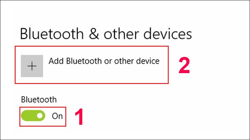 Bạn cần chắc chắn rằng tính năng Bluetooth đã được bật